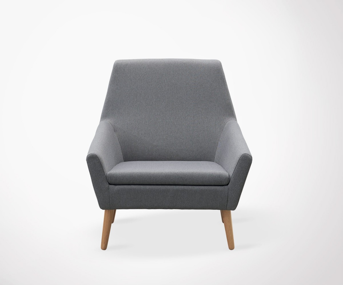 Nordic Dark Grey Upholstered Design Armchair House Doctor Nordic Dark Grey Upholstered Design Armchair House Doctor