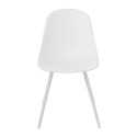 Chaise plastique blanc style moderne WHITE - J-line