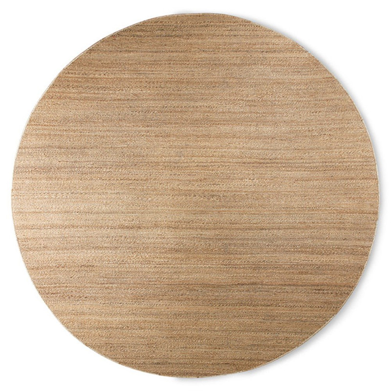 Tapis en jute rond bohème 250cm YOMI