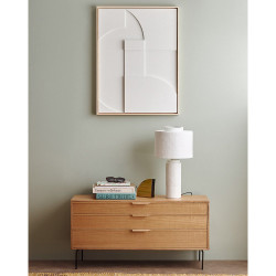 Lampe à poser style grec en résine PAMPA