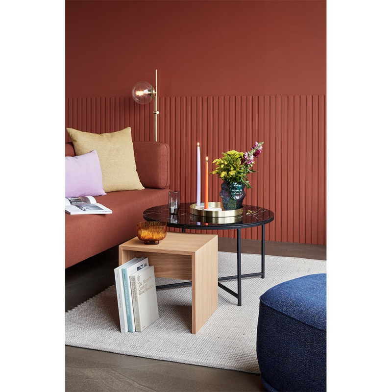 Canapé contemporain 189cm couleur brique POPA