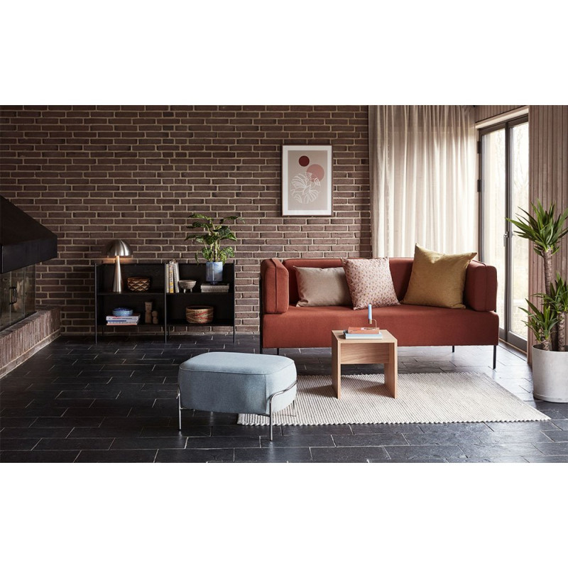 Canapé contemporain 189cm couleur brique POPA