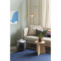 Canapé contemporain 2 places en tissu bicolor APOLON