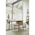 Bureau scandinave en bois 2 tiroirs BUMA