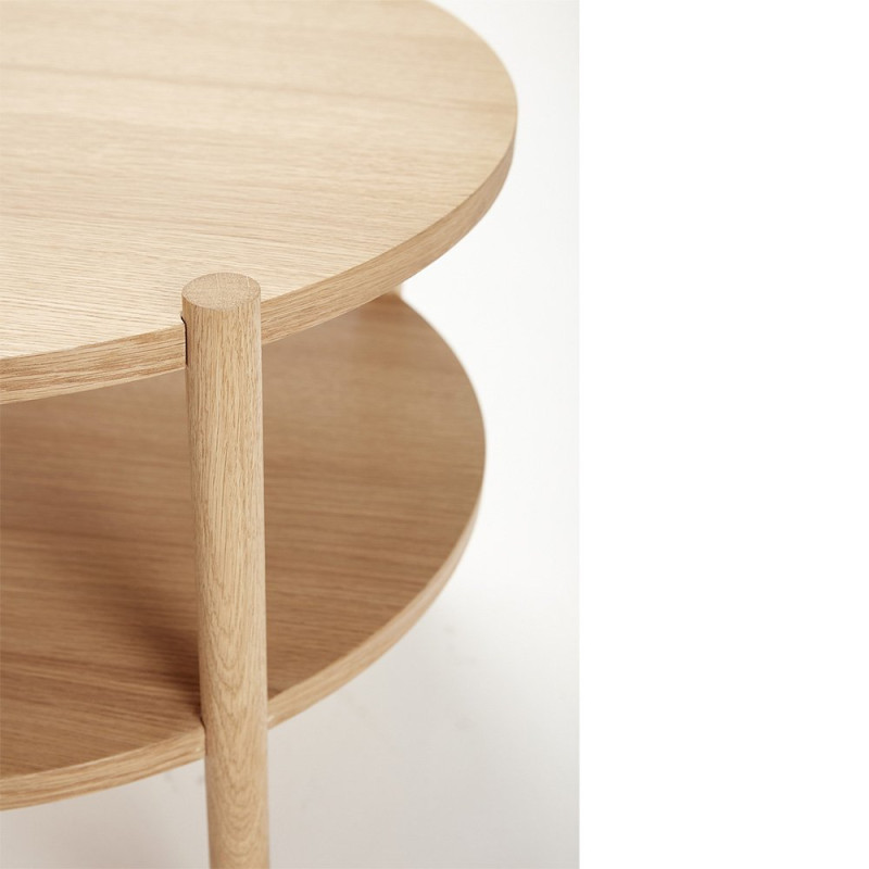 Table basse ronde 60cm en bois KALIMERA