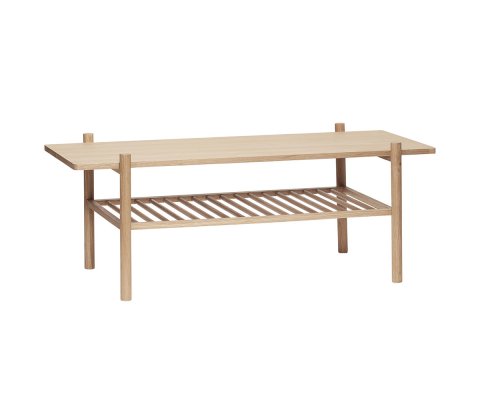 Table basse rectangulaire 120x57cm en bois KALA