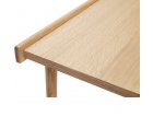 Table basse en bois de chêne 137x50cm MILATA
