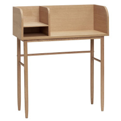 Bureau 84cm style nordique en bois clair YGIAN