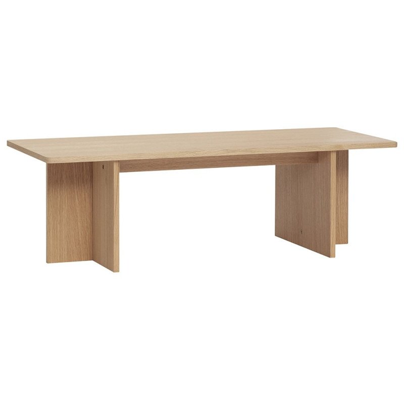 Table basse en bois de chêne clair ARESEI