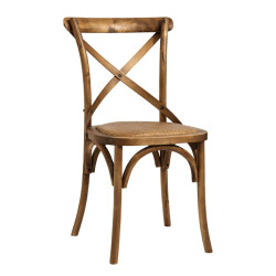 Lot de 2 chaises rétro en bois ARRIBA