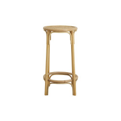 Tabouret de bar en rotin naturel EFECTO