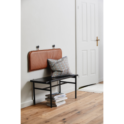 Banc 100cm en bois de pin foncé LUEGO