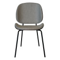 Chaise design scandinave wallnut-KARMA