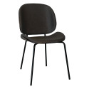 Chaise design scandinave wallnut-KARMA