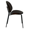 Chaise design scandinave wallnut-KARMA