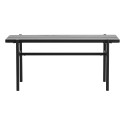 Banc 100cm en bois de pin foncé LUEGO