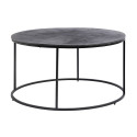 Table basse ronde 90cm minimaliste en métal MODO