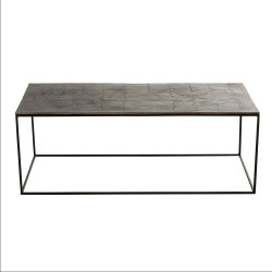 Table basse rectangulaire en métal QINA - J-line