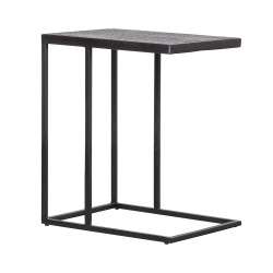 Table d'appoint en métal noir SIFO
