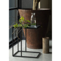 Table d'appoint en métal noir SIFO