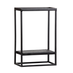 Etagère murale en métal noir intérieur extérieur SILOU