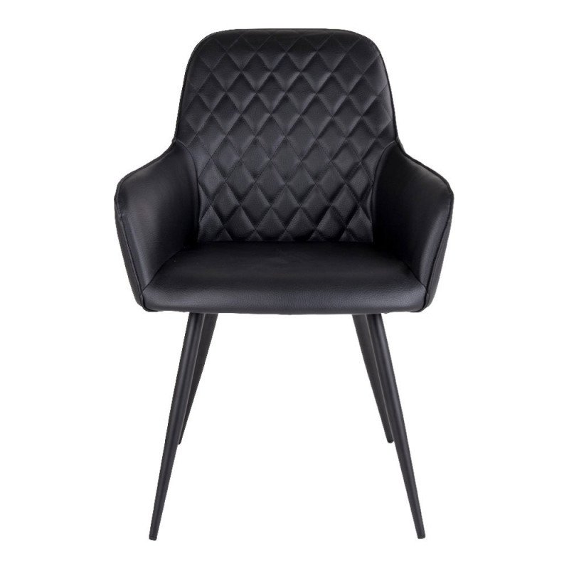 Chaise design en simili cuir COLGA