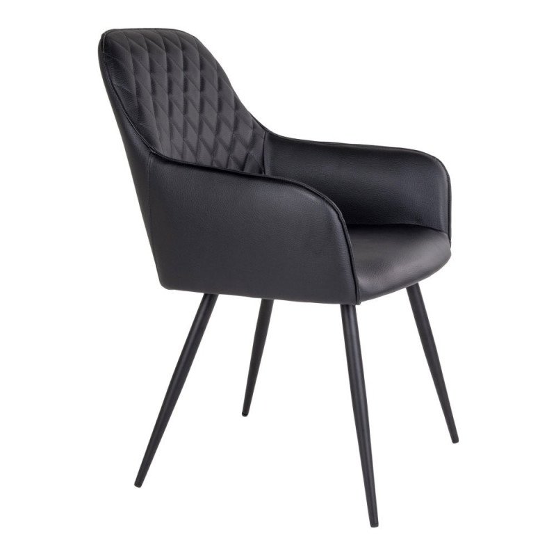 Chaise design en simili cuir COLGA