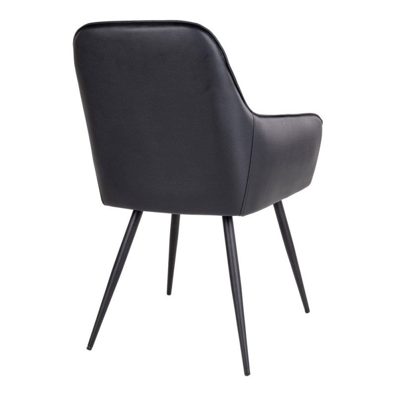 Chaise design en simili cuir COLGA
