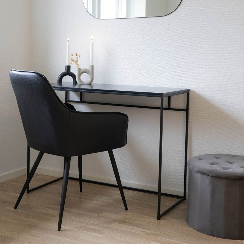 Chaise design en simili cuir COLGA