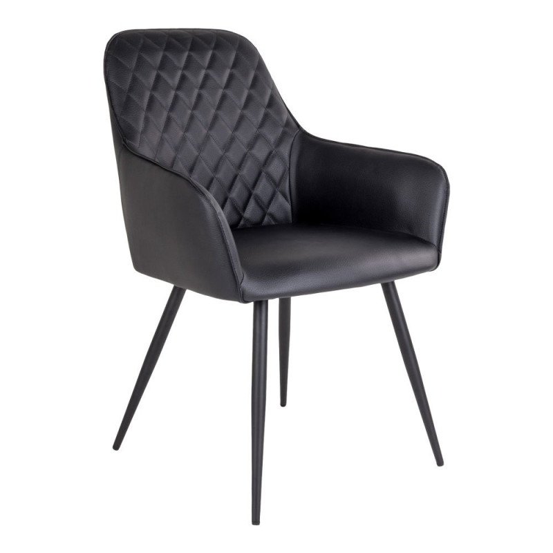 Chaise design en simili cuir COLGA