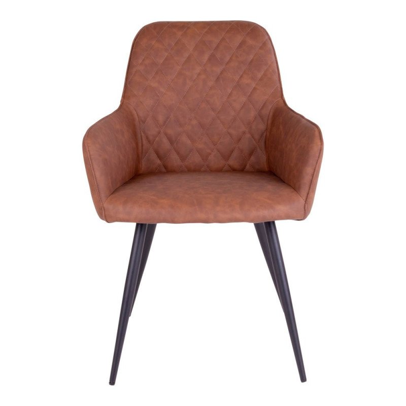 Chaise design en simili cuir COLGA