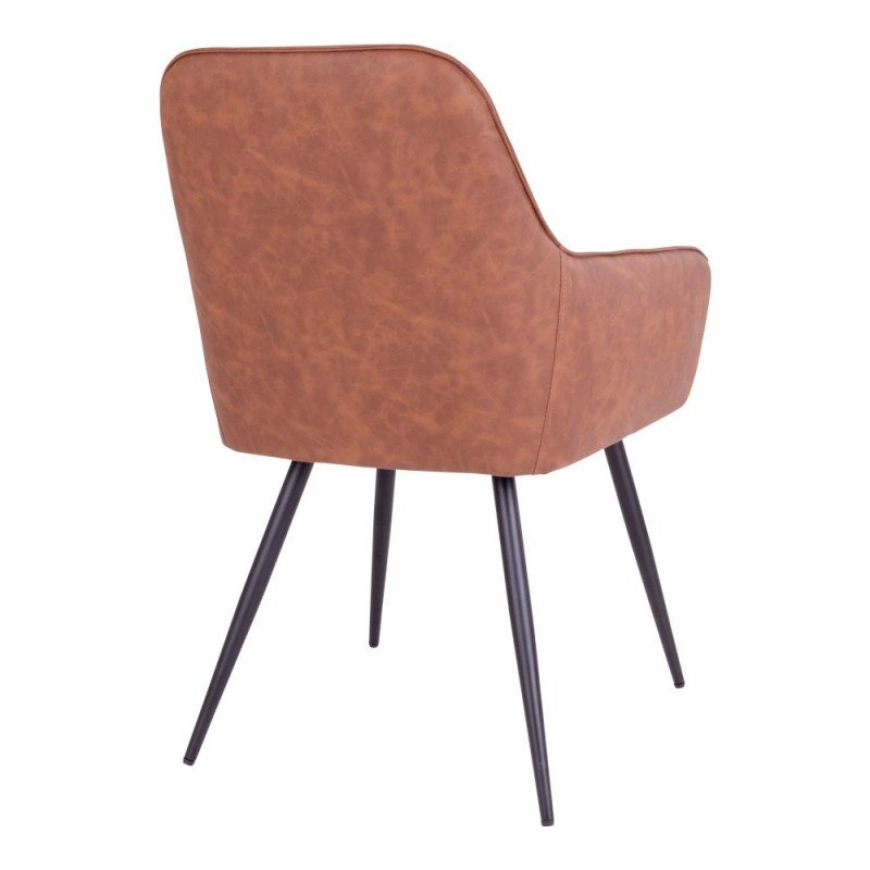 Chaise design en simili cuir COLGA