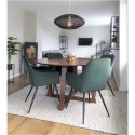 Chaise design velours-COLGA