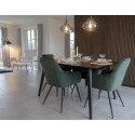 Chaise design velours-COLGA