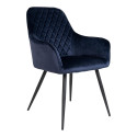 Chaise design velours-COLGA