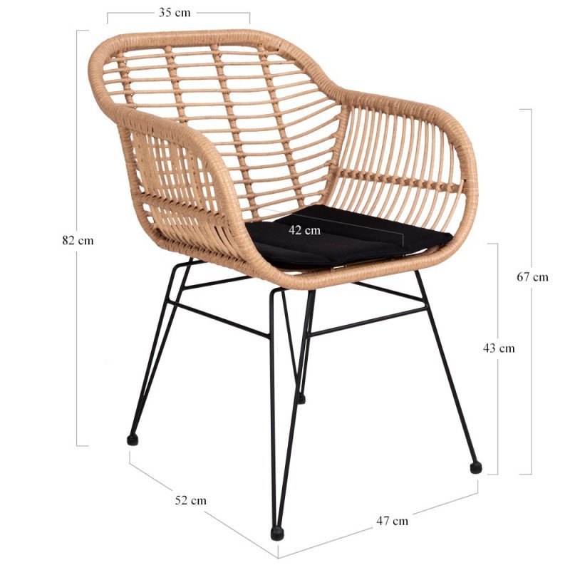 Chaise lounge scandinave-AMIO