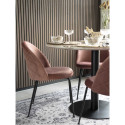 Chaise lounge velours scandinave-KOALA