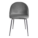 Chaise lounge velours scandinave-KOALA