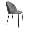 Chaise lounge velours scandinave-KOALA