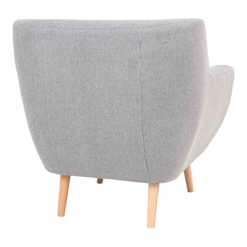 Fauteuil lounge tissu scandinave-DEGAY