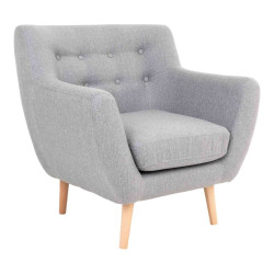 Fauteuil moderne en tissu style scandinave DEGAY