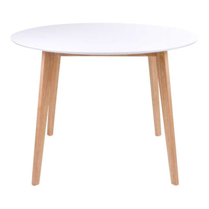 Table à manger ronde 105 cm scandinave-LINO