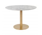 Table à manger ronde marbre 110 cm -SIENNA