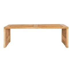 Banc en bois bohème 140x35 cm -HERCULANO