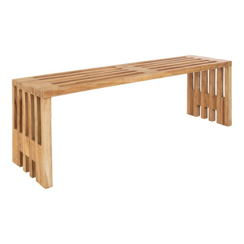 Banc en bois bohème 140x35 cm -HERCULANO