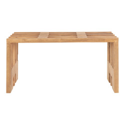 Banc en bois bohème 90x30 cm -HERCULANO