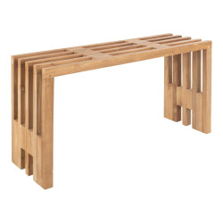 Banc en bois bohème 90x30 cm -HERCULANO