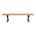 Banc en bois bohème 180x34 cm -HENRIQUE