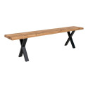 Banc en bois bohème 180x34 cm -HENRIQUE