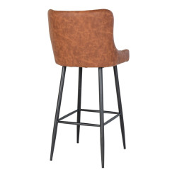 Tabouret de bar scandinave SIMILI-RALBI